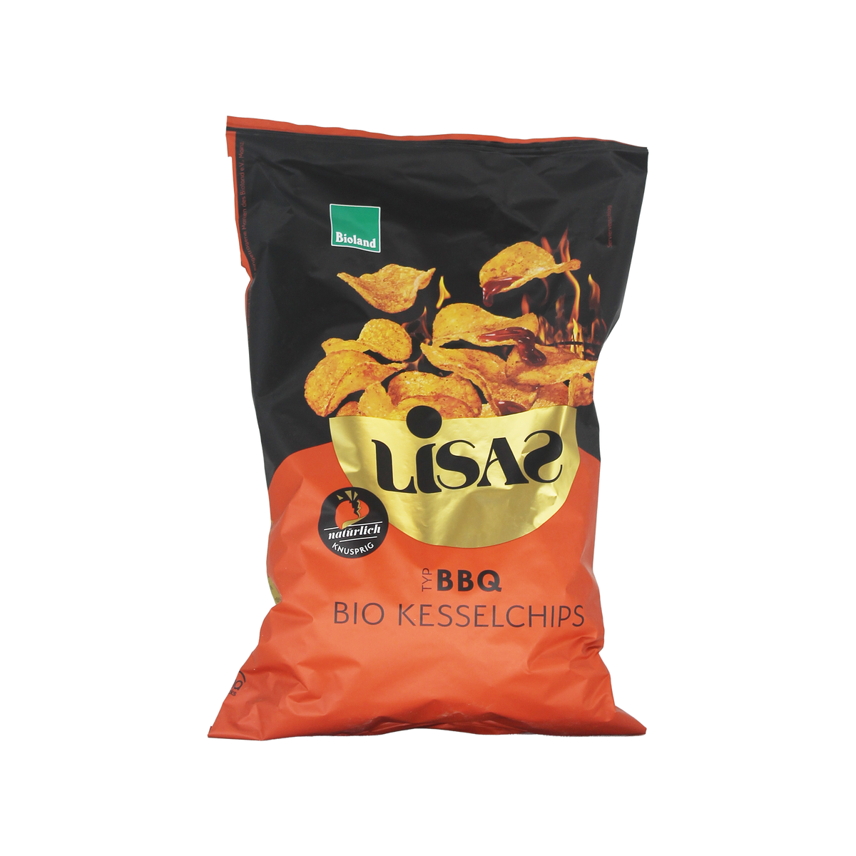 Økologiske kartoffelchips med røget paprika og BBQ