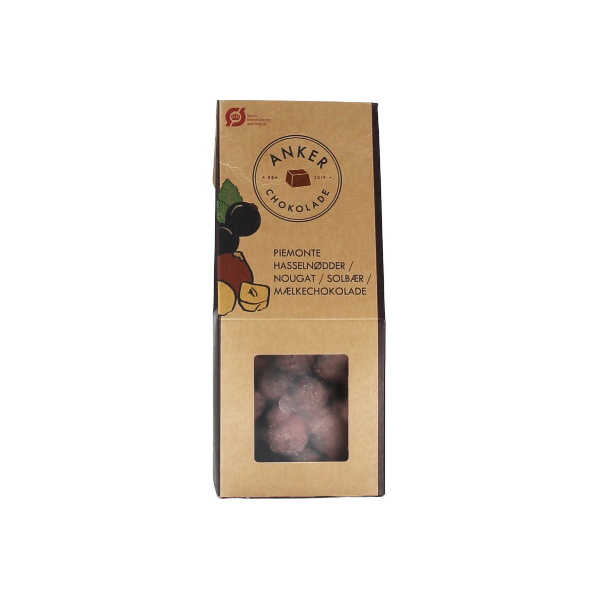 Dragee – Piemonte hasselnødder med mørk chokolade