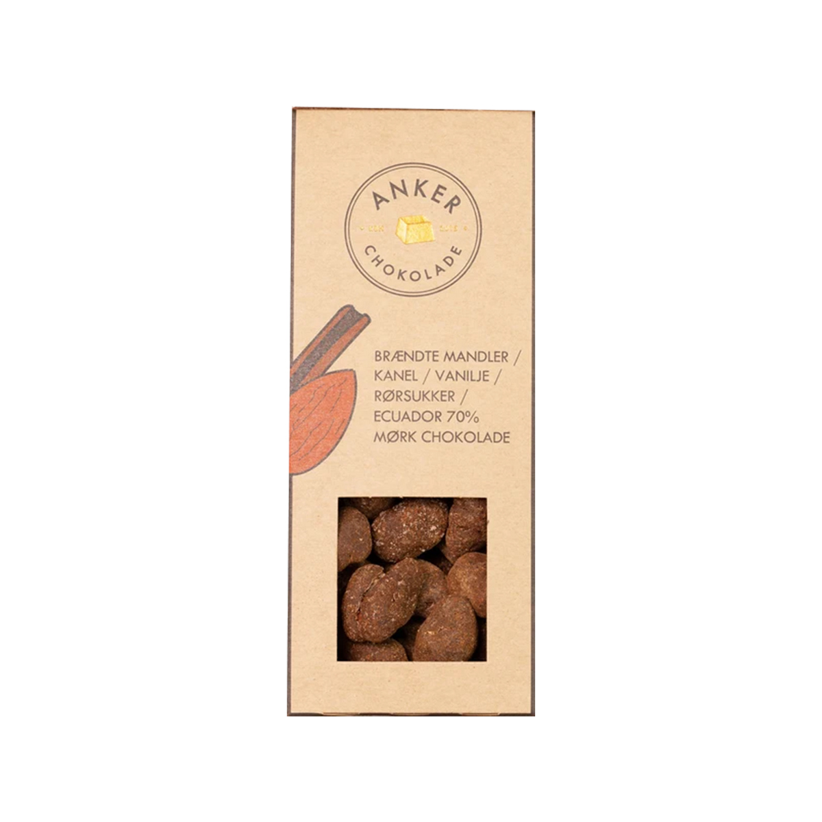 Dragee – Valencia mandler med kanel, vanilje & mørk chokolade