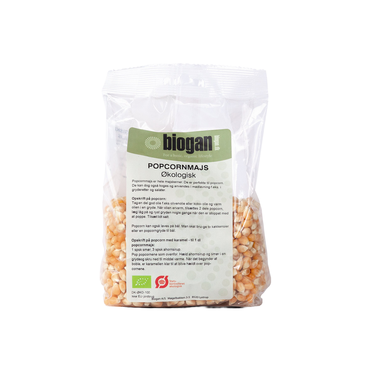 Popcornmajs - Biogan