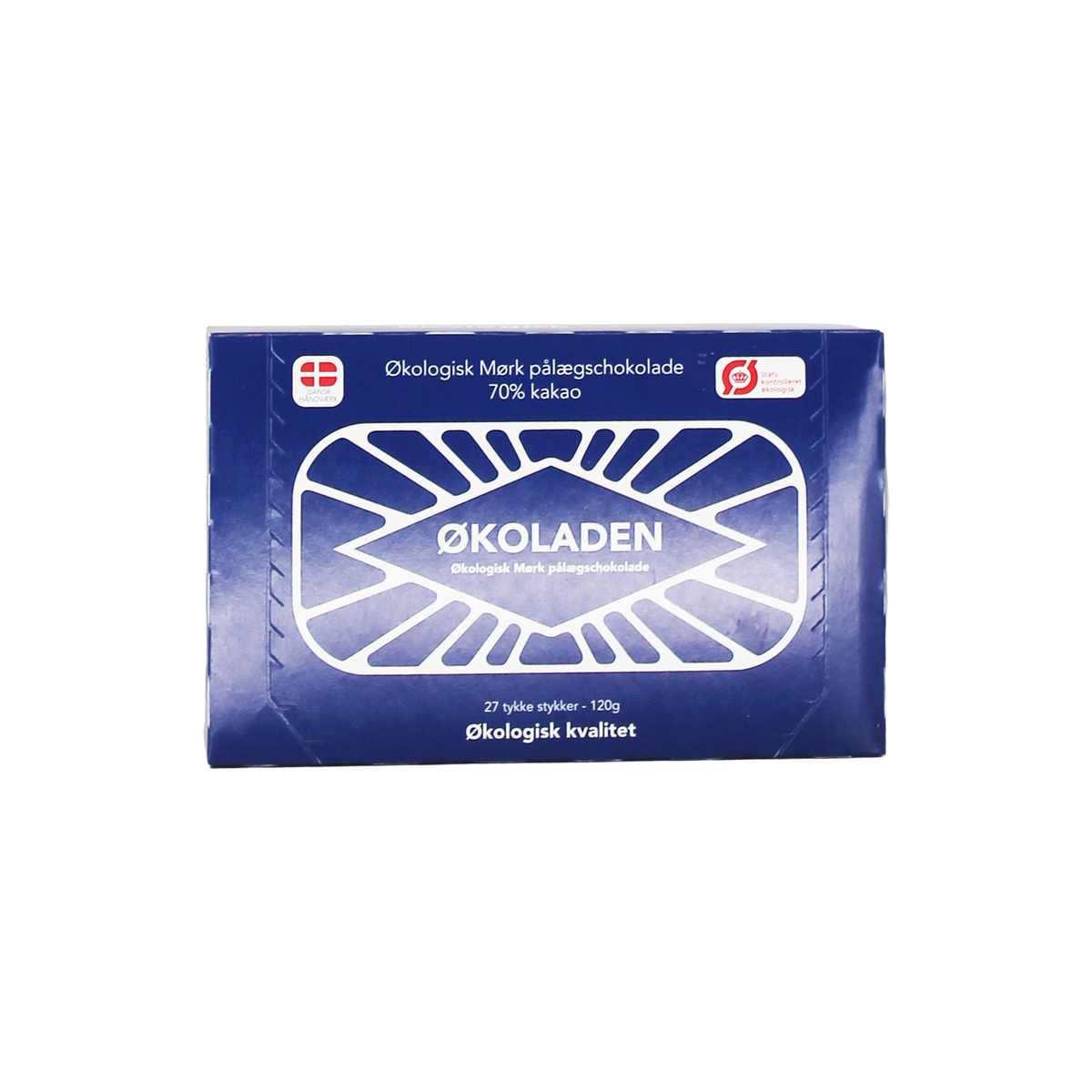 Mørk pålægschokolade 70% kakao - 27 stk
