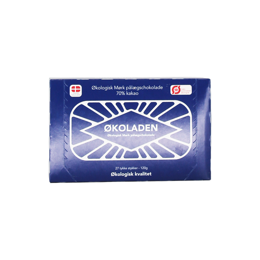 Mørk pålægschokolade 70% kakao - 27 stk